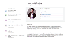 Desktop Screenshot of jamesdipadua.com